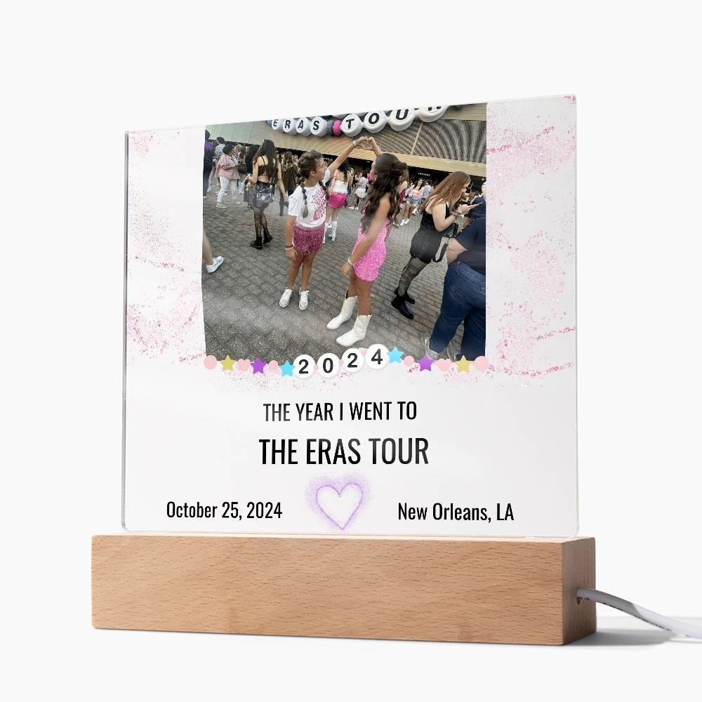 Eras Tour 2024 Acrylic Plaque