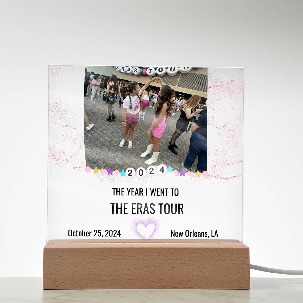 Eras Tour 2024 Acrylic Plaque