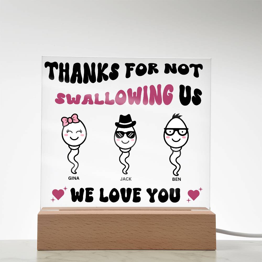 Mother's Day Gift 2 - Acrylic Square Plaque