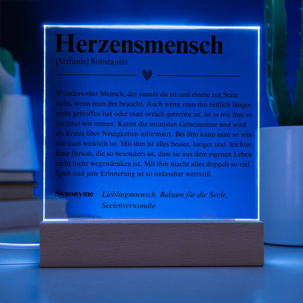 Geschenk FreundinHerzensmensch Duden 7
