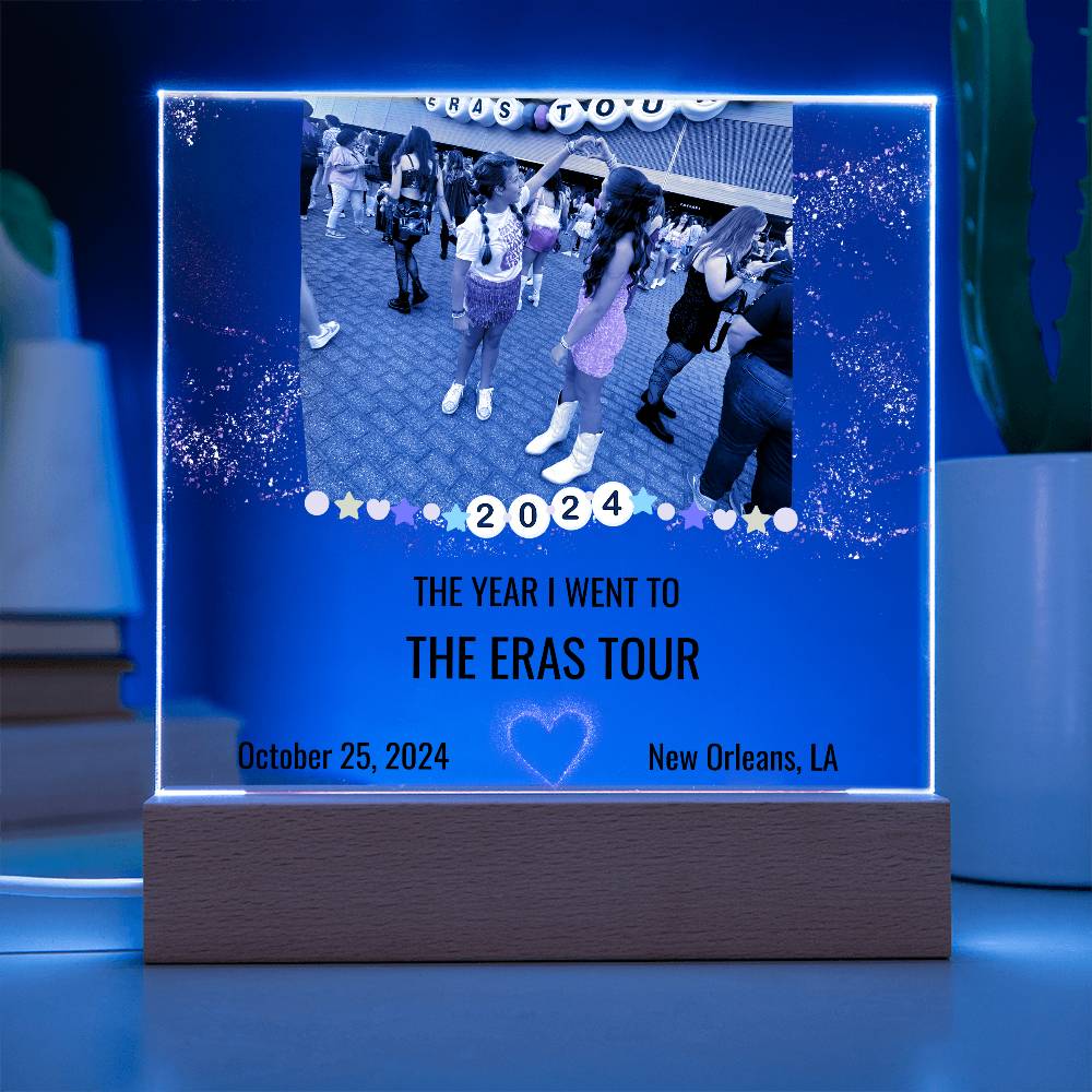 Eras Tour 2024 Acrylic Plaque