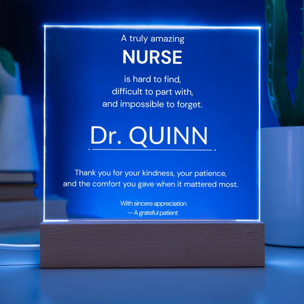 A Truly Amazing Nurse Gift