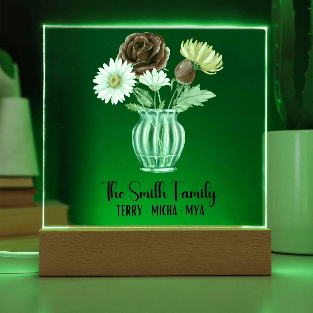 The Smith Family Acrylic Plaque