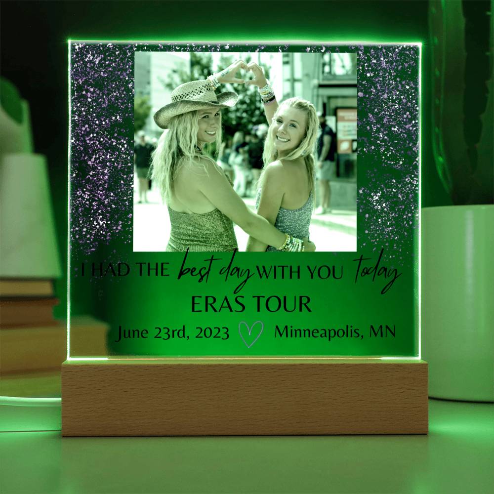 Eras 1 Black Acrylic Plaque