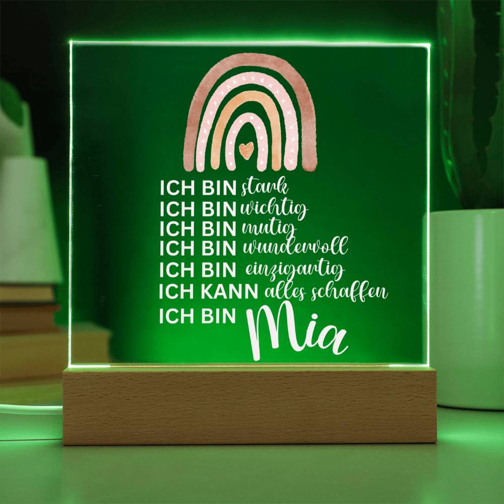Mia Rainbow Acryl 1