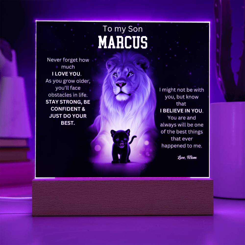 Markus 1 - Printed Acrylic Plaque