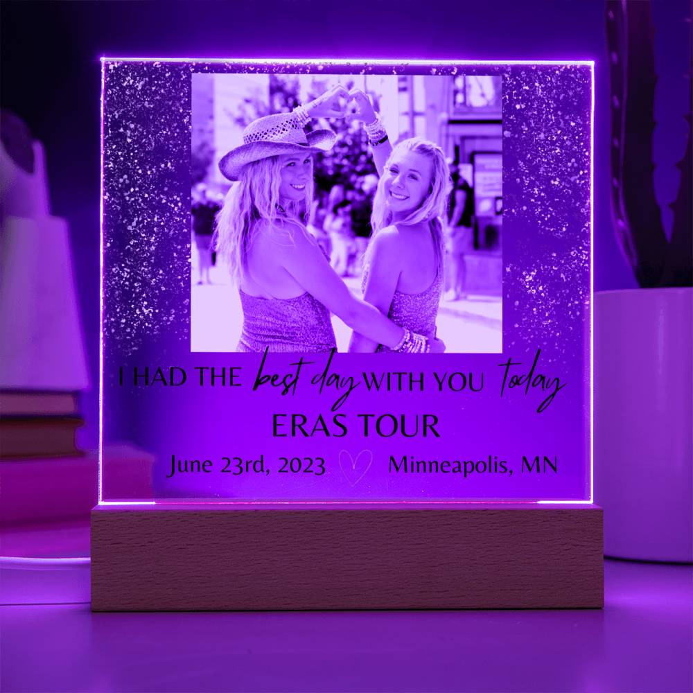 Eras 1 Black Acrylic Plaque