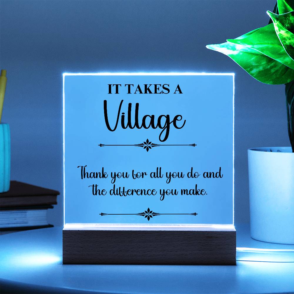 The Difference You Make - Acrylic Square Plaque 1
