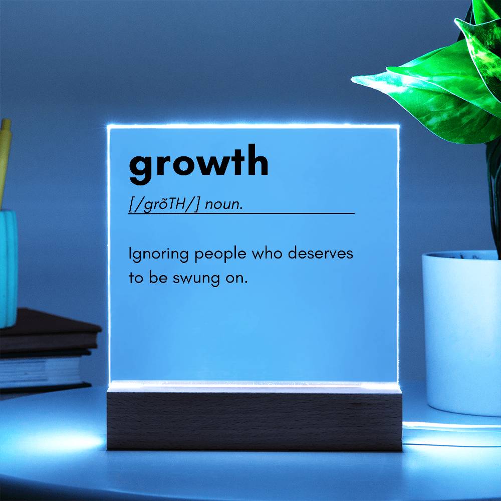 Growth Definition Acrylic Plaque 1