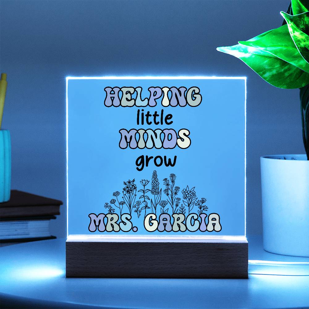 Teacher Square Acrylic Plaque 9