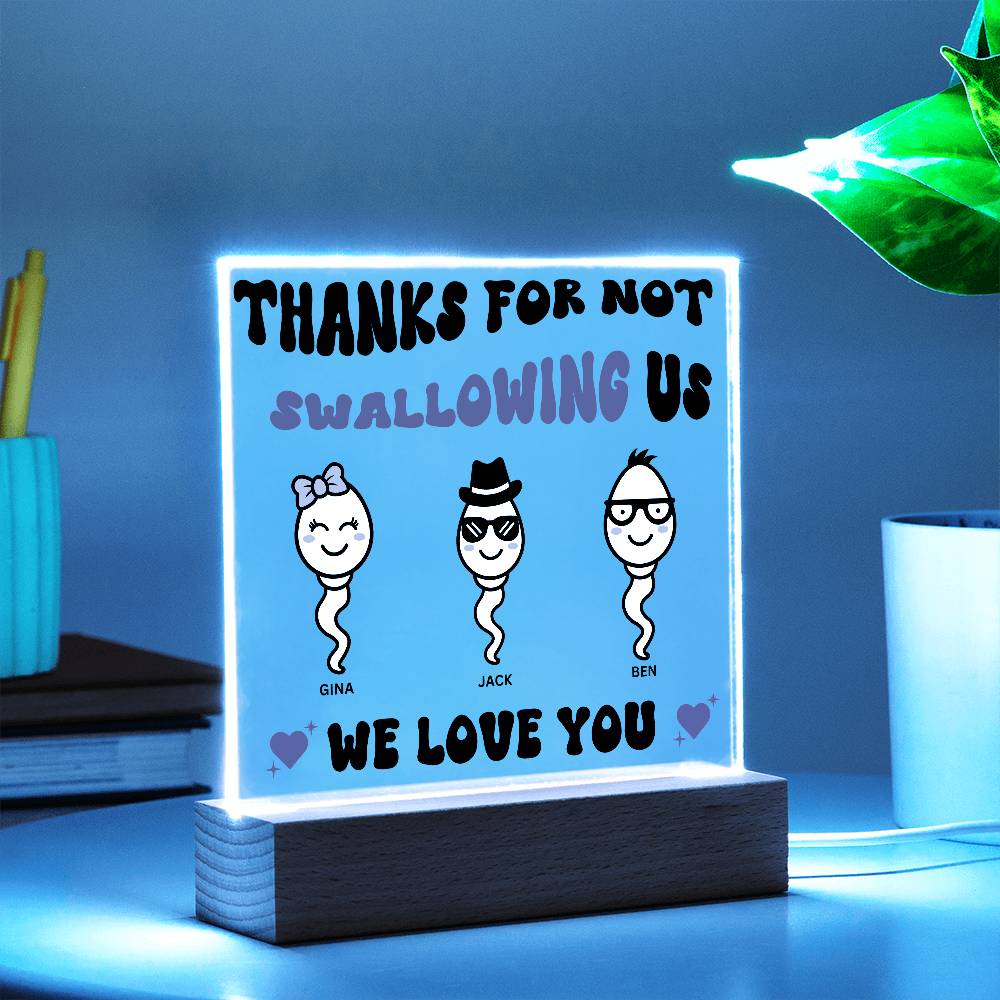 Mother's Day Gift 2 - Acrylic Square Plaque
