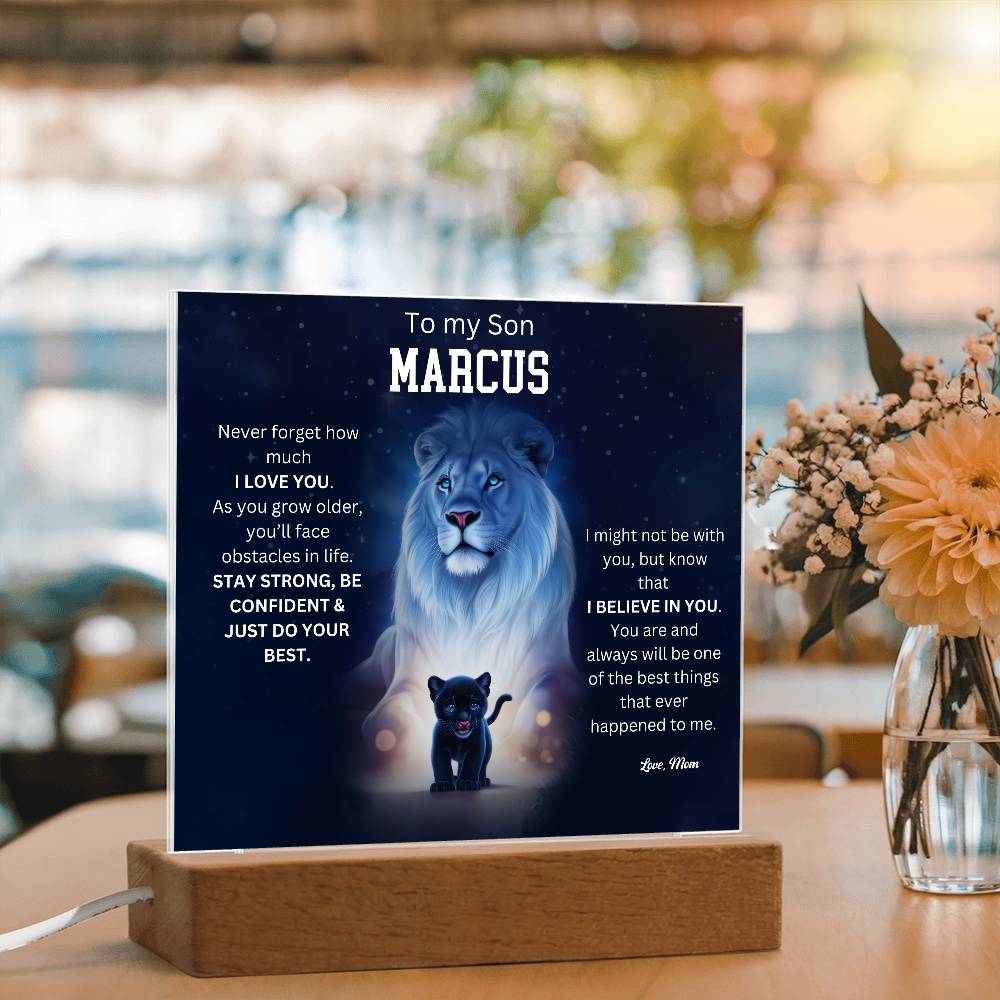 Markus 1 - Printed Acrylic Plaque