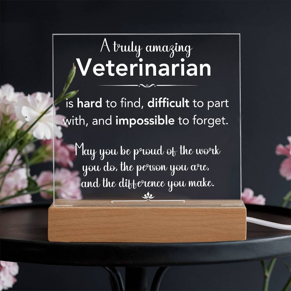 Personalized Vet Plaque