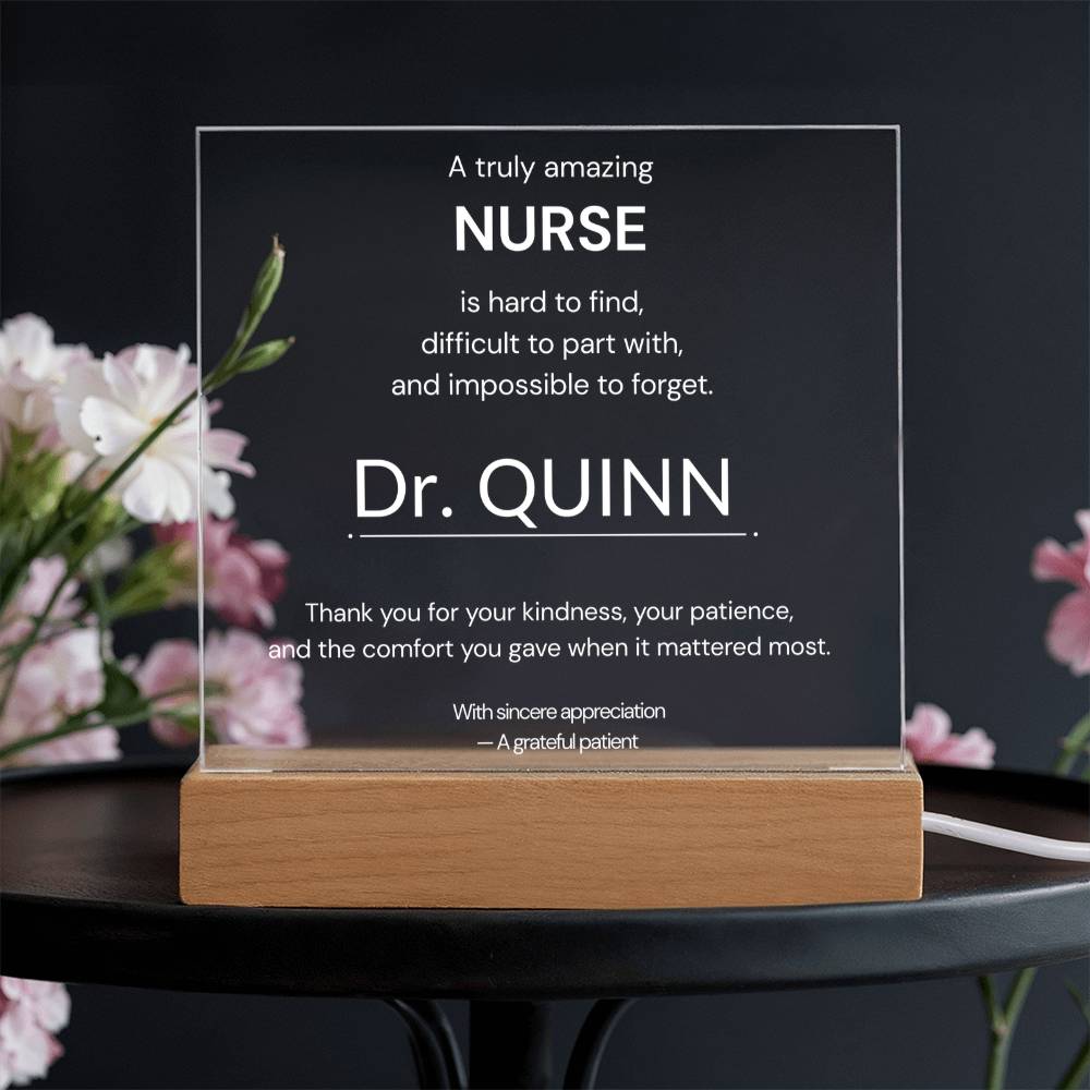 A Truly Amazing Nurse Gift