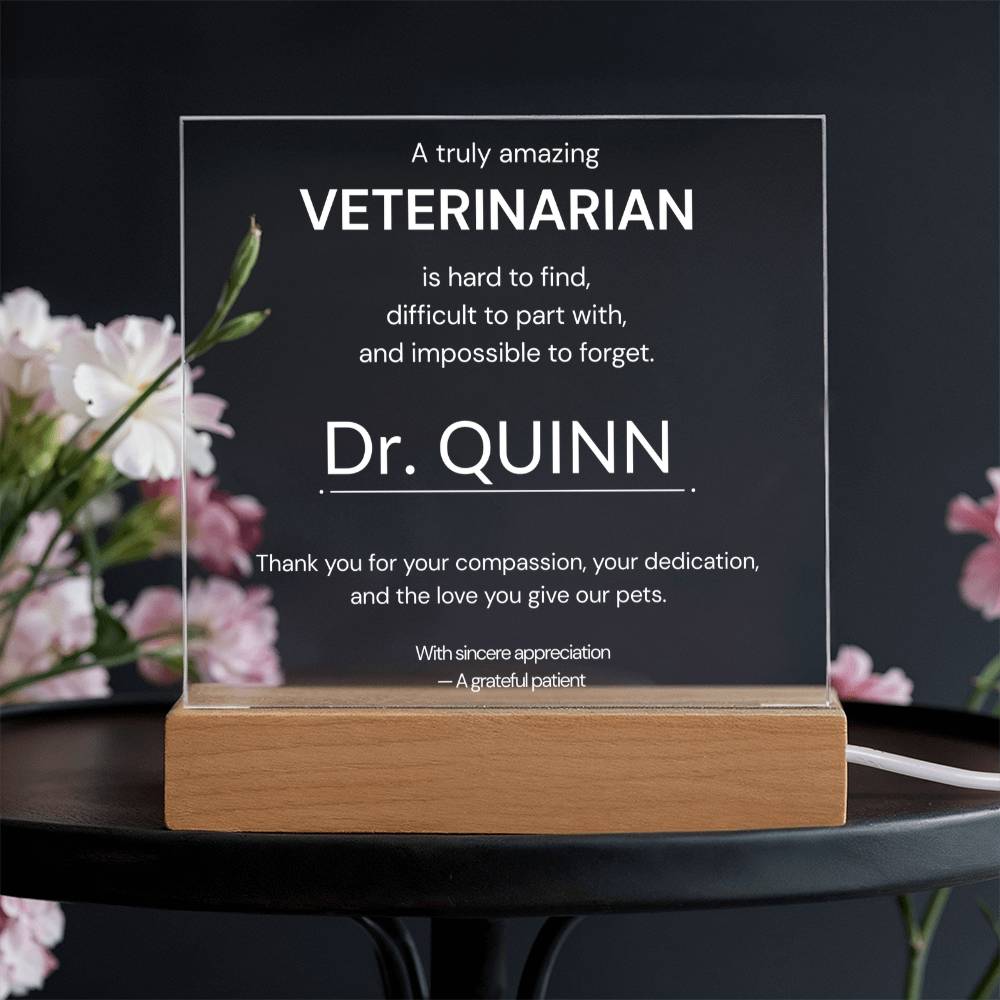 A Truly Amazing Veterinarian Gift