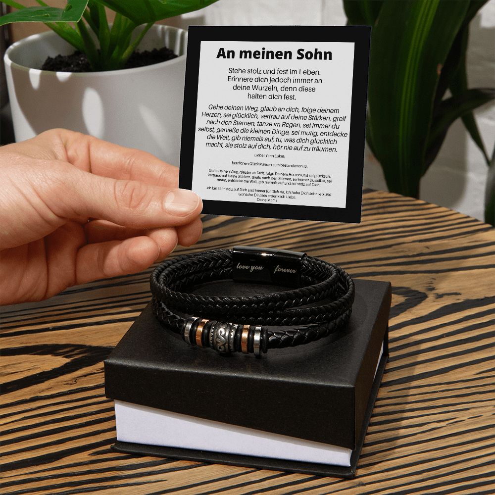 An Meinen Sohn - Love You Forever Bracelet