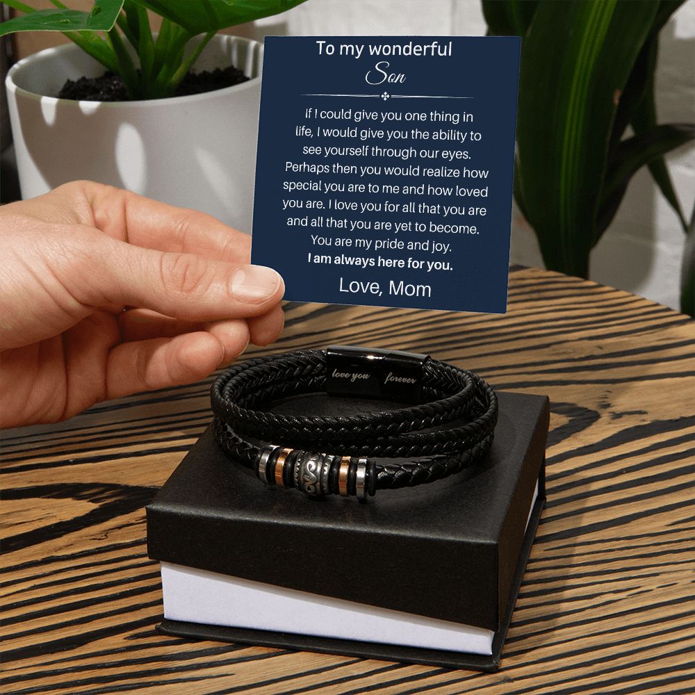 I'm Always Here For You - Love You Forever Bracelet