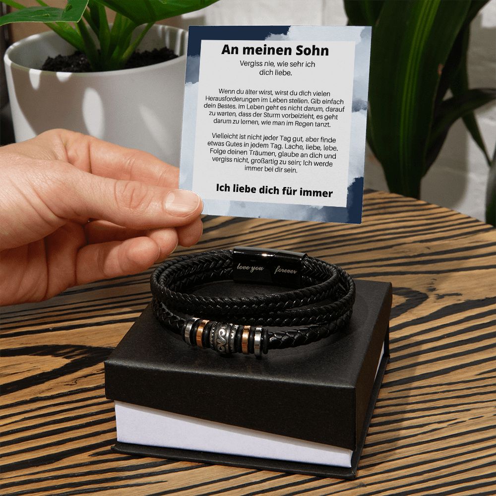 Ich Werde Immer Bei Dir Sein - Love You Forever Bracelet