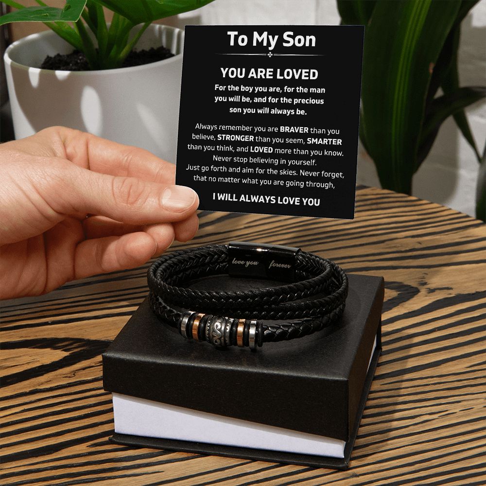 You Are Braver Than You Believe - Love You Forever Bracelet