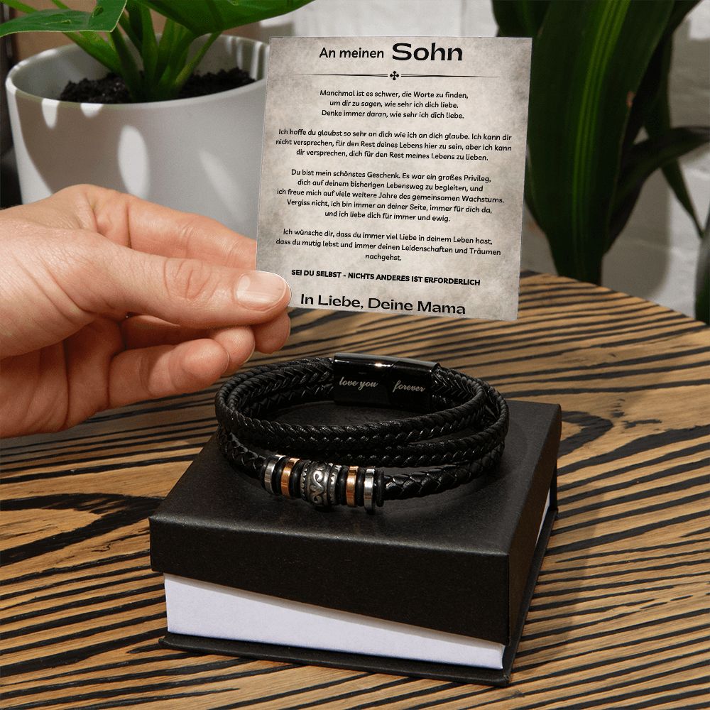 Du Bist Mein Schönstes Geschenk - Love You Forever Bracelet
