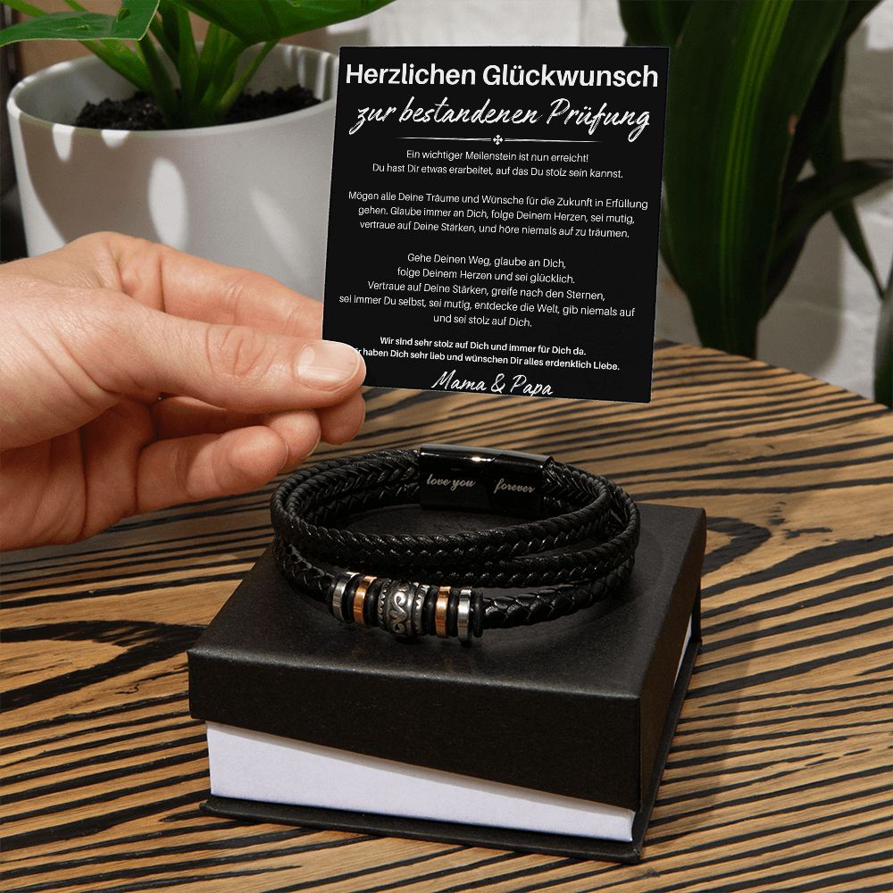 Wir Sind Sehr Stolz Auf Dich - Love You Forever Bracelet