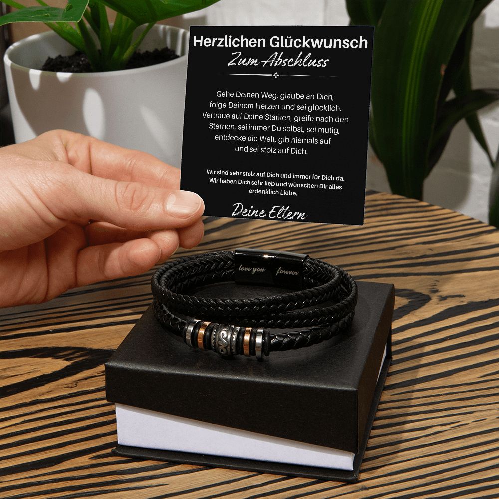An Sich Selbst Glauben - Love You Forever Bracelet