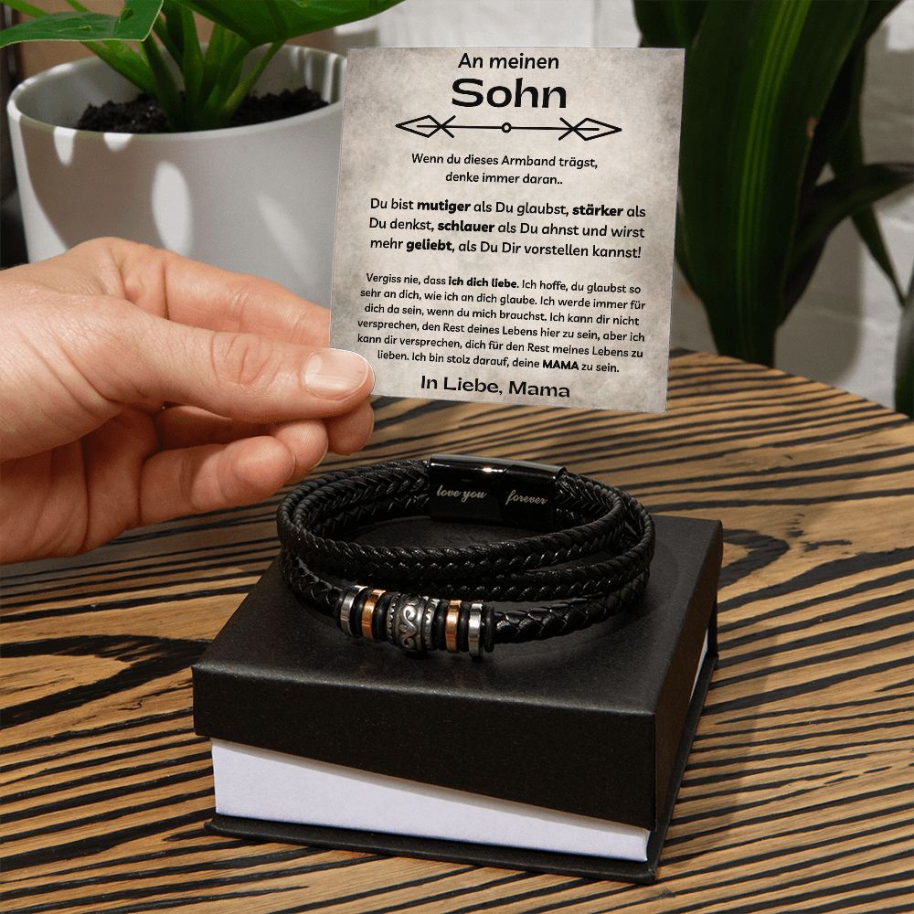 Du Bist Stärker Als Du denkst - Love You Forever Bracelet