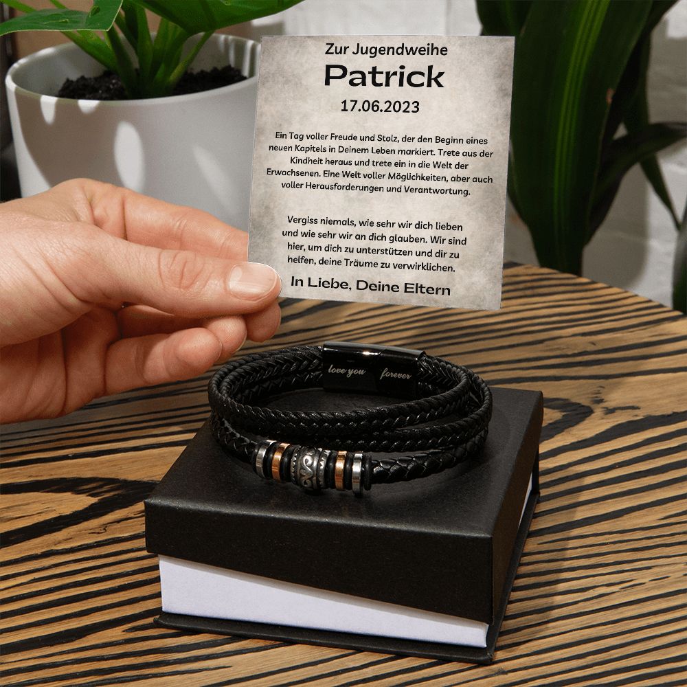 Wir Sind Hier Um Dich Zu Unterstützen - Love You Forever Bracelet