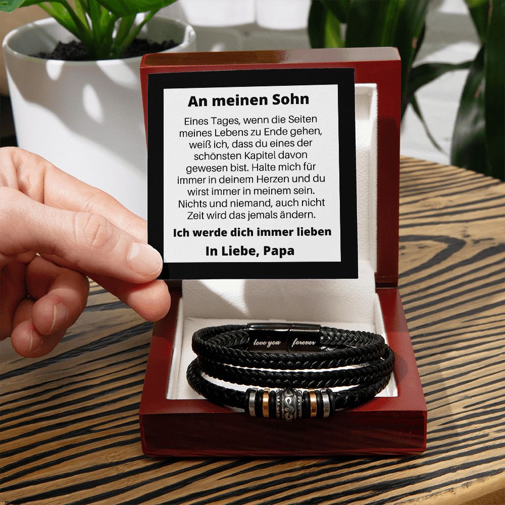 Halte Mich Für Immer In Deinem Herzen - Love You Forever Bracelet