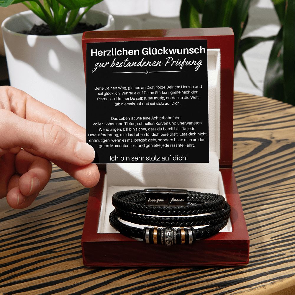 Ich Bin Sehr Stolz Auf Dich - Love You Forever Bracelet