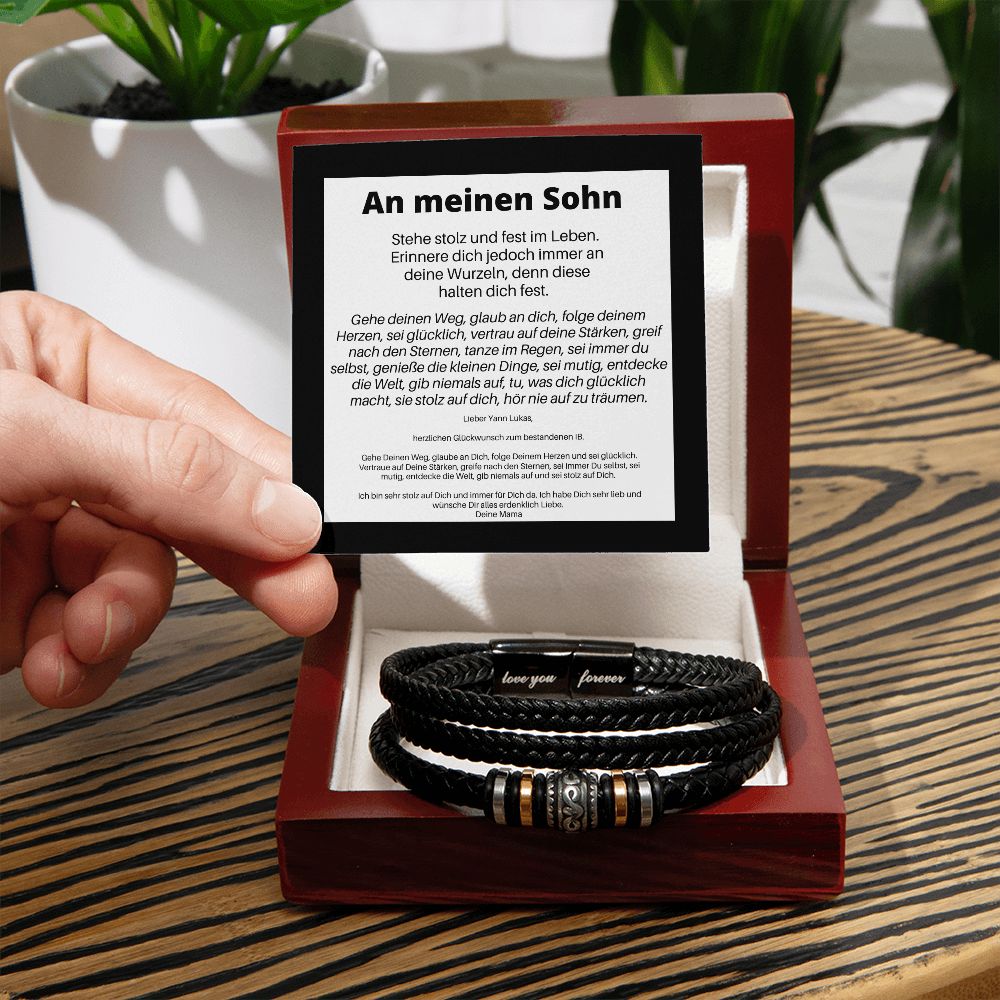 An Meinen Sohn - Love You Forever Bracelet