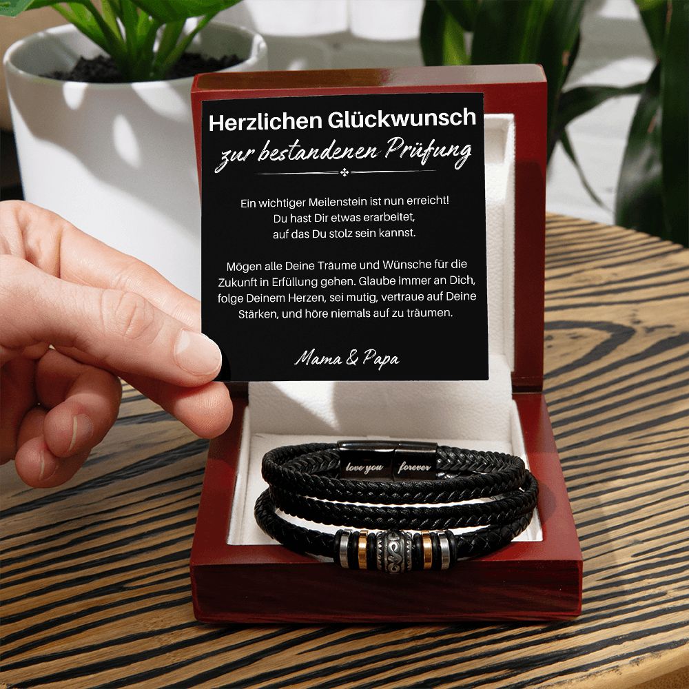 Höre Niemals Auf Zu Träumen - Love You Forever Bracelet