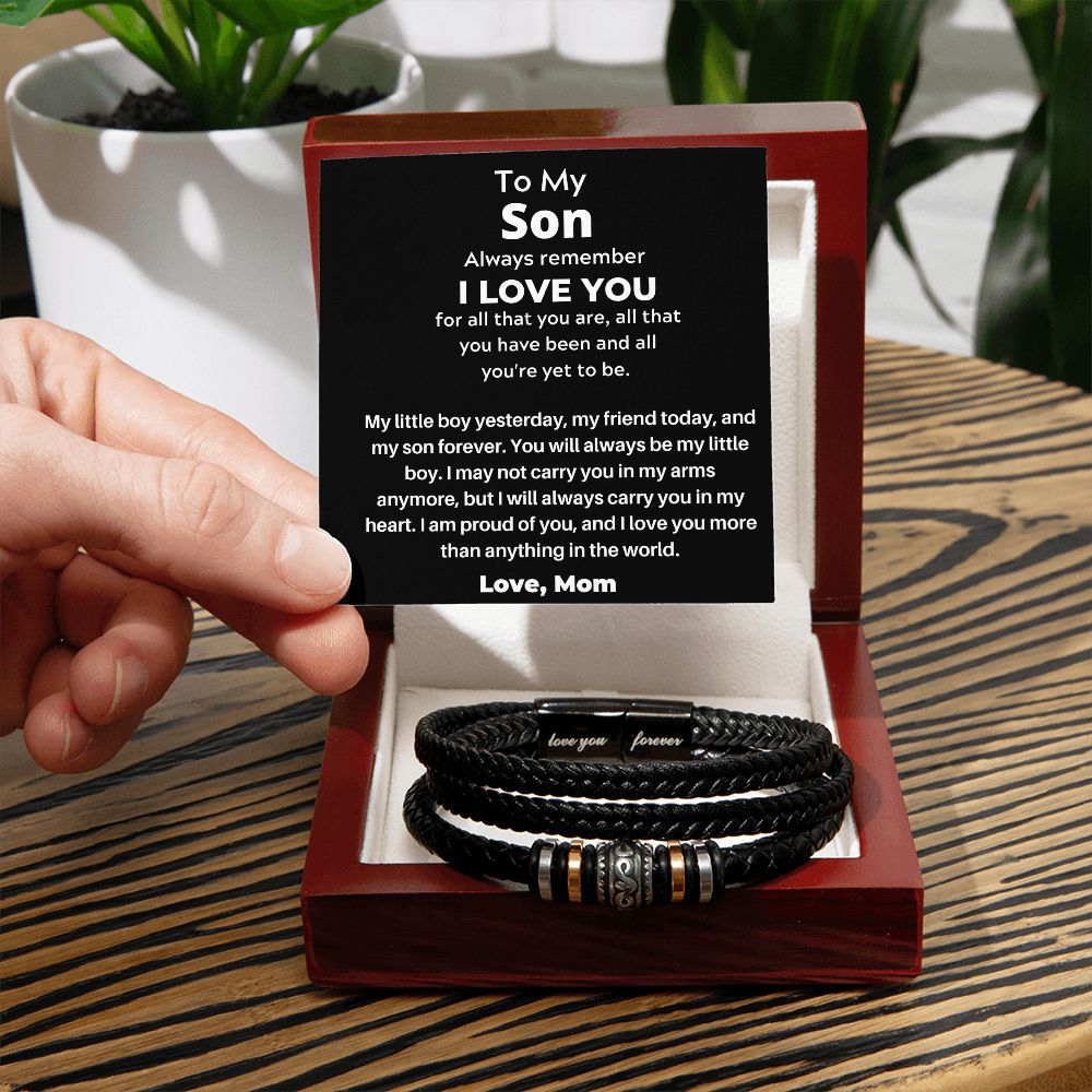 You Will Always Be My Little Boy - Love You Forever Bracelet