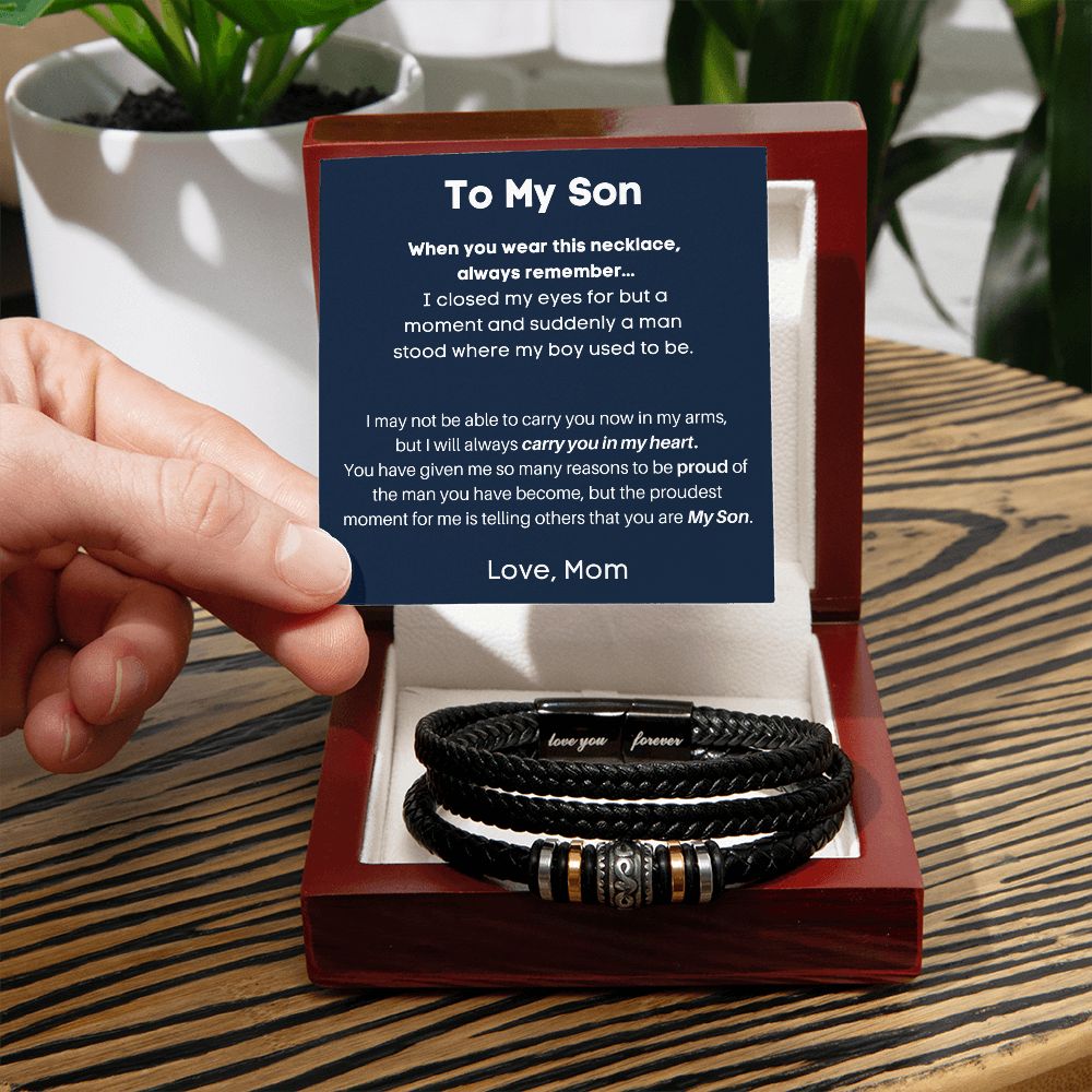I'll Always Carry You In My Heart - Love You Forever Bracelet