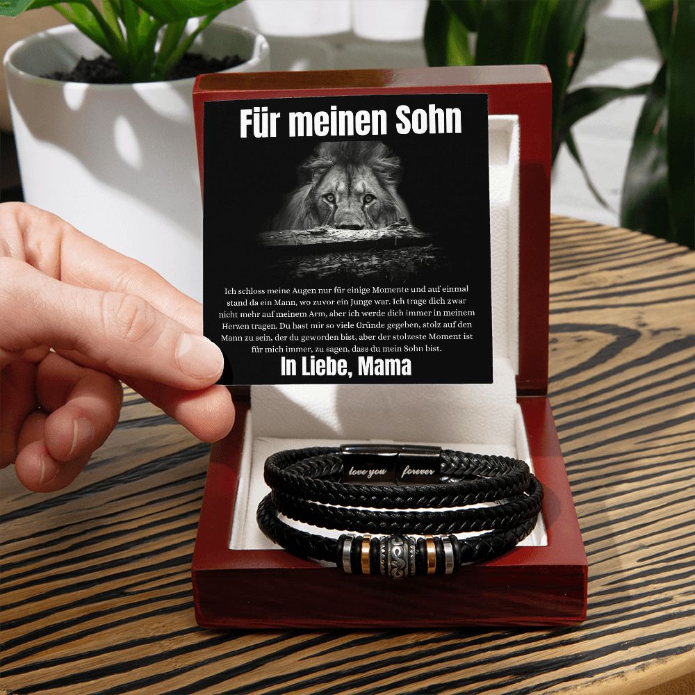 Ich Werde Dich Immer In Meinem Herzen Tragen - Love You Forever Bracelet