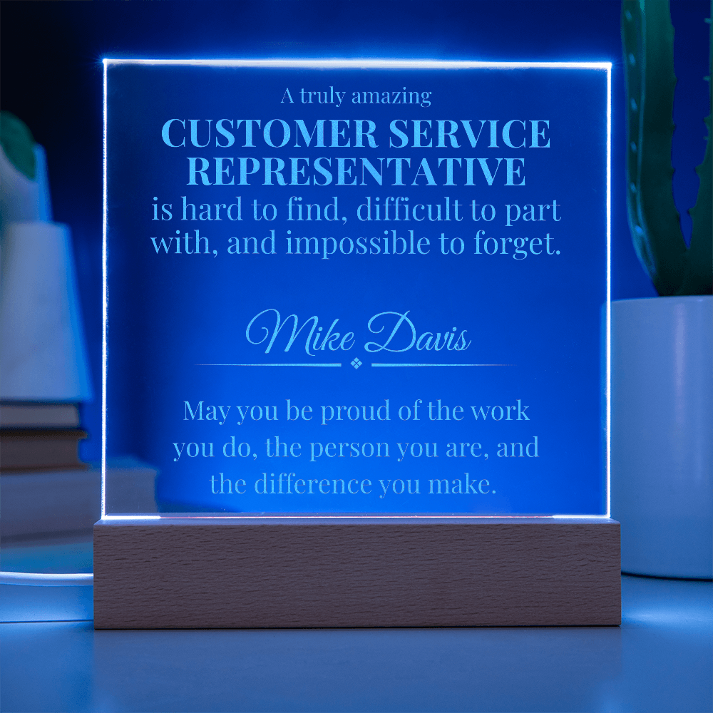 Customer Service Representative Acrylic Plaque Gift | A Truly Amazing Dispatcher Is Hard to Find