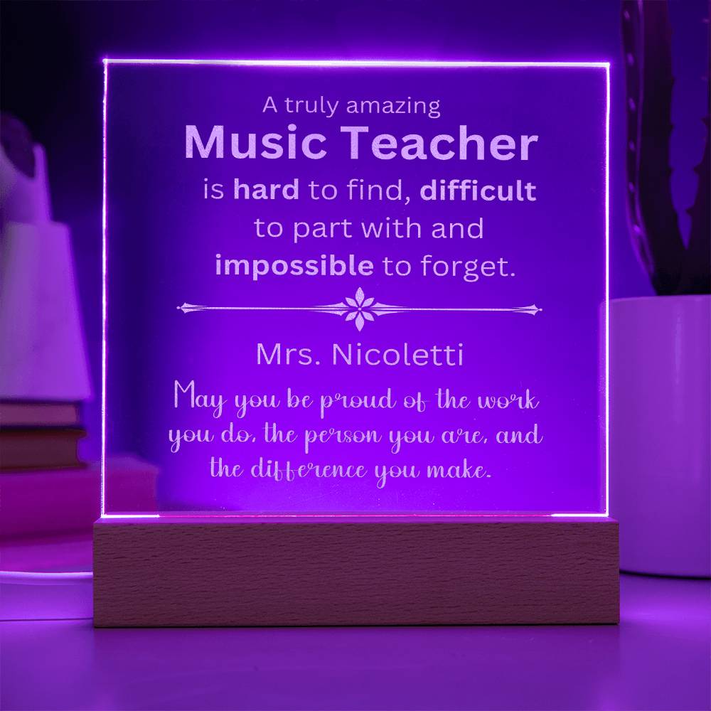 Custom Mrs. Nicoletti