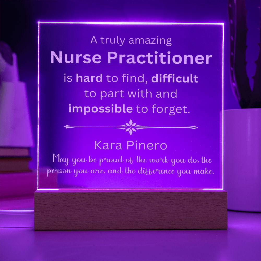 Kara Engraved Acrylic Plaque