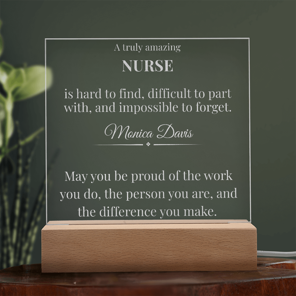 Nurse Acrylic Plaque
