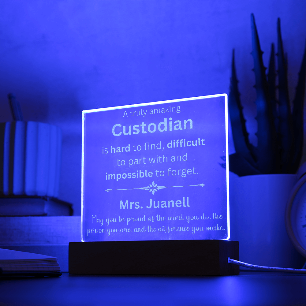 Mrs. Juanell Custom Engraved