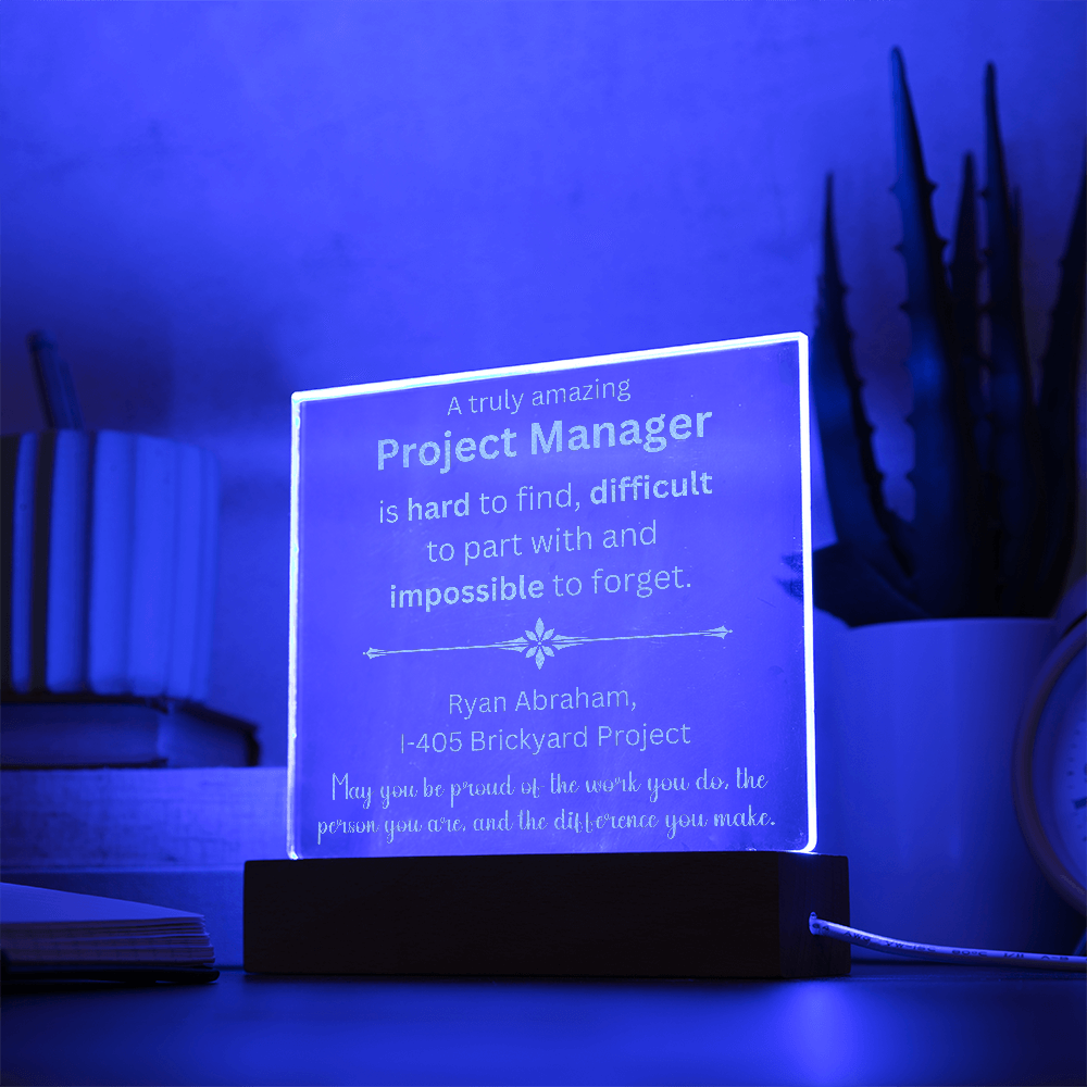 Custom Ryan Plaque
