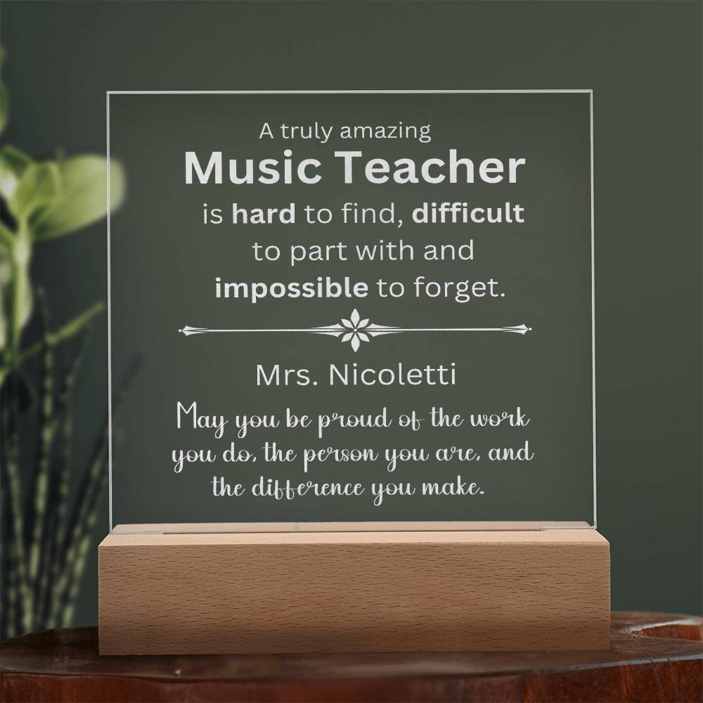 Custom Mrs. Nicoletti