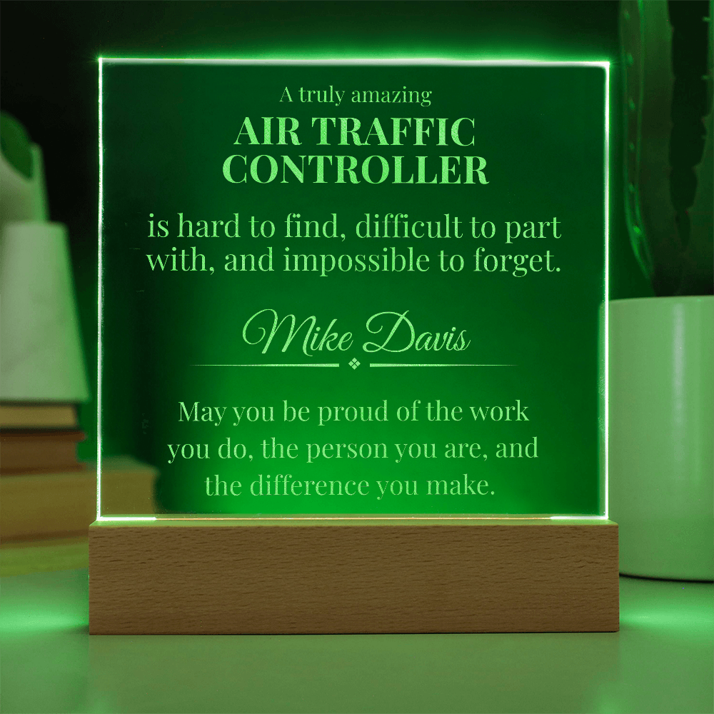 Air Traffic Controller Acrylic Plaque Gift | A Truly Amazing Dispatcher Is Hard to Find