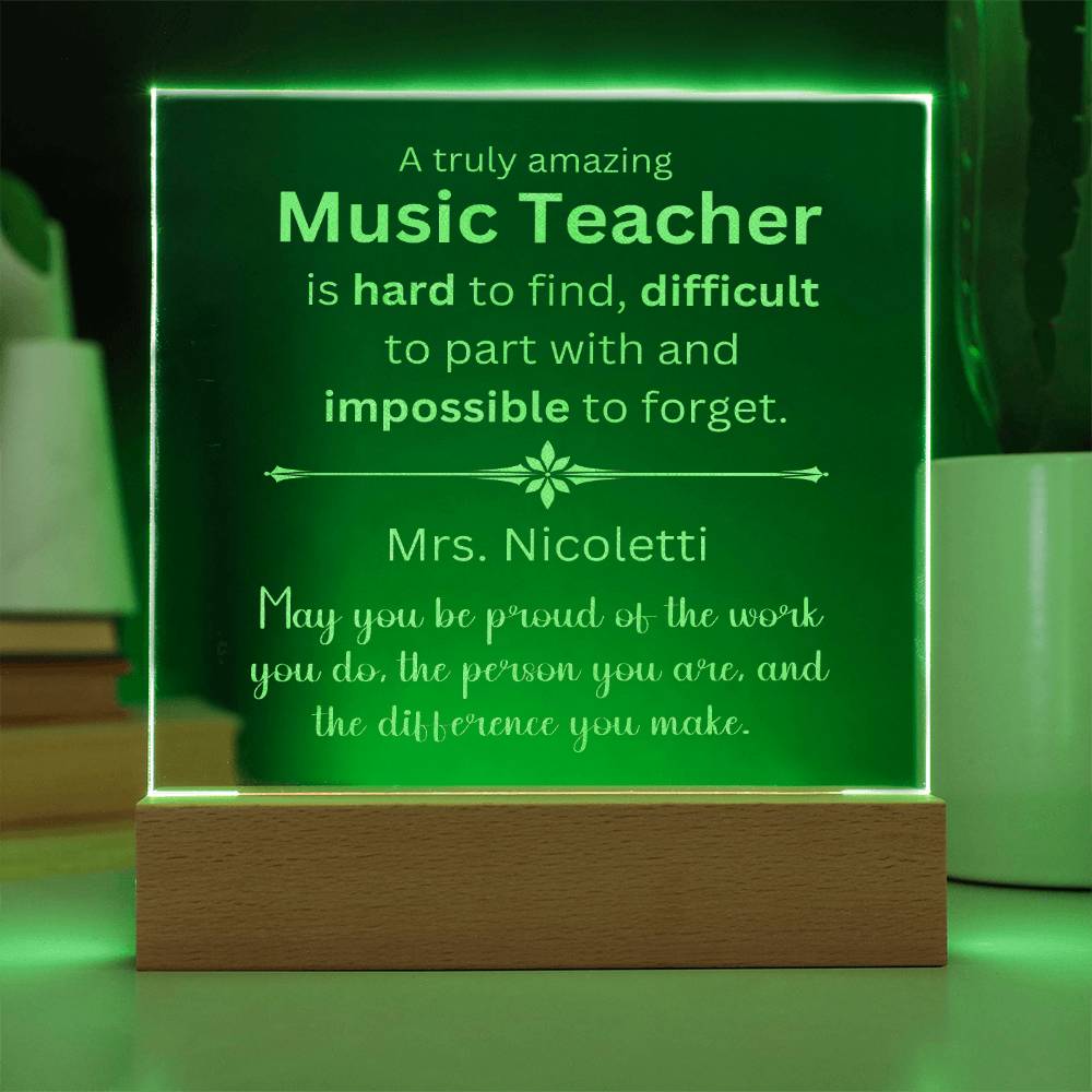 Custom Mrs. Nicoletti