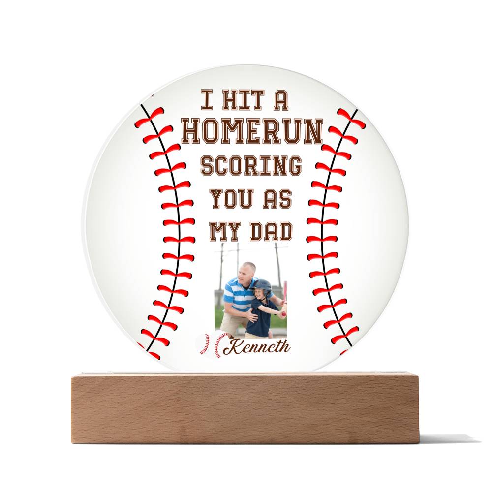 Baseball1 Printed Acrylic Plaque