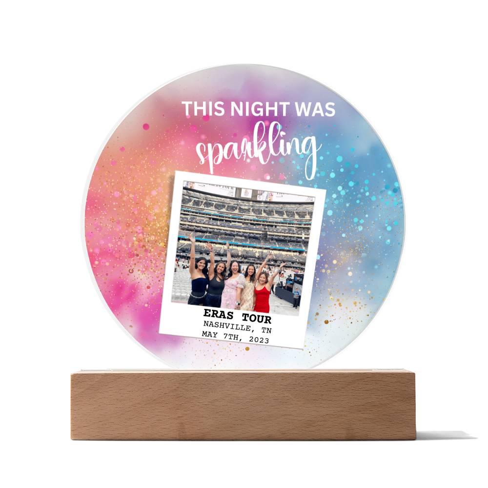 Eras Tour 4 Printed Circle Acrylic Plaque