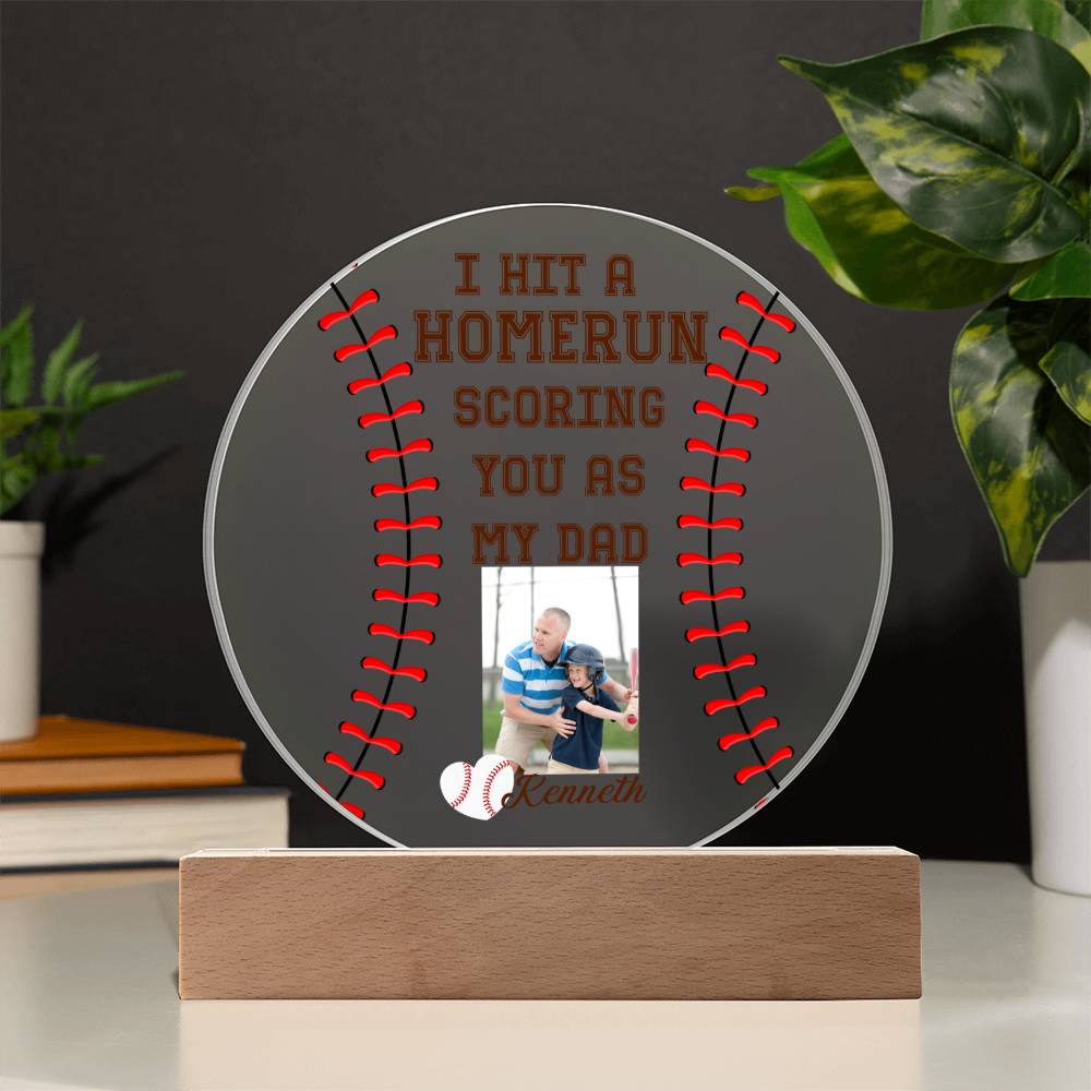 Baseball1 Printed Acrylic Plaque