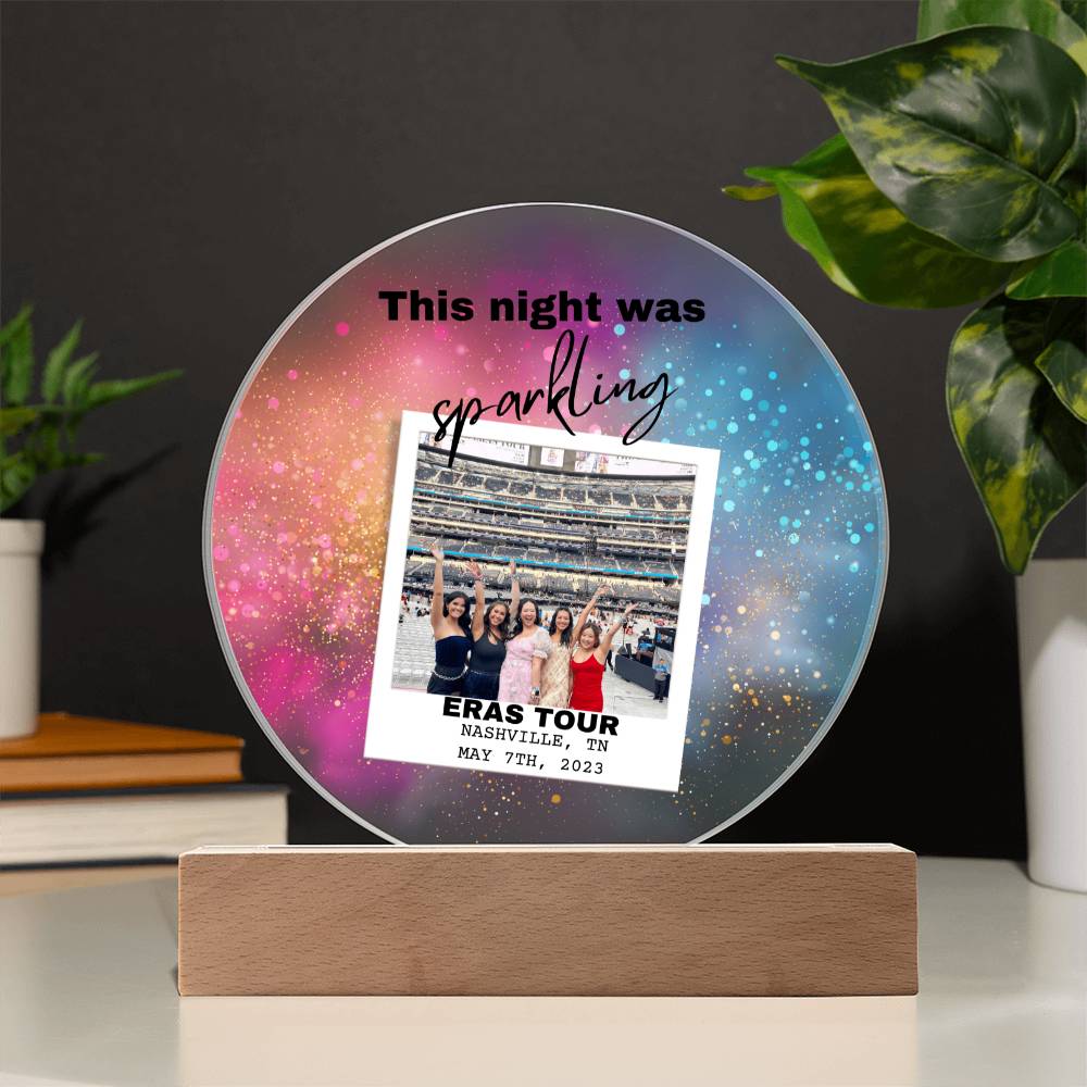 Eras Tour 5 Printed Circle Acrylic Plaque