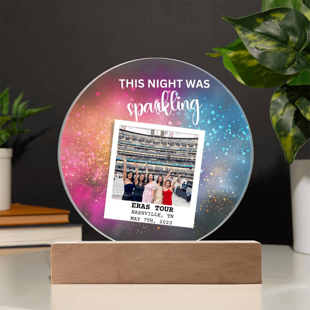 Eras Tour 4 Printed Circle Acrylic Plaque