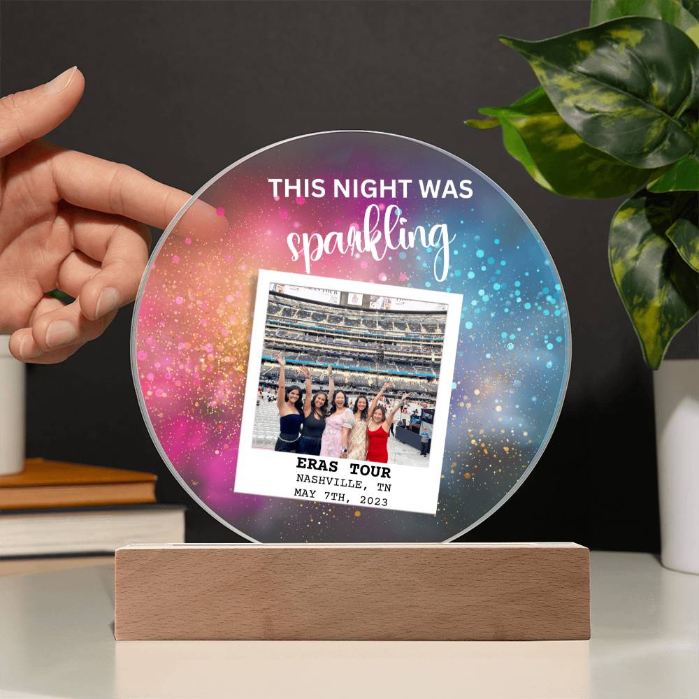Eras Tour 4 Printed Circle Acrylic Plaque